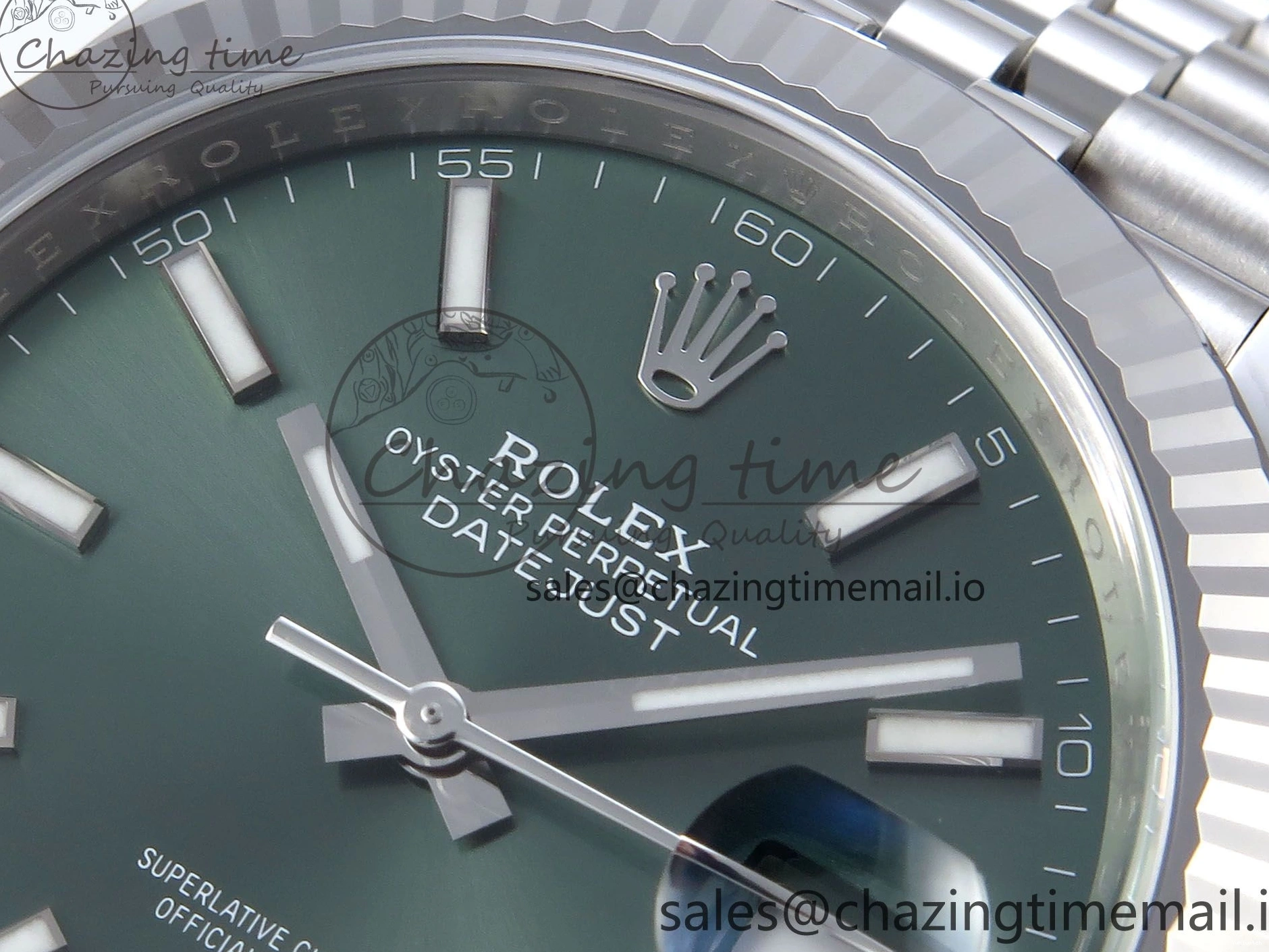 Edition Clean Jubilee Green Stick on Dial 126334 Bracelet SS Datejust VR3235 Best 1:1 41mm 0512